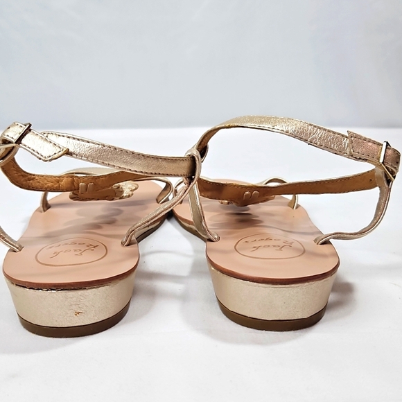 Jack Rogers Gold Women's Sandals Size 9 - Picture 6 of 7